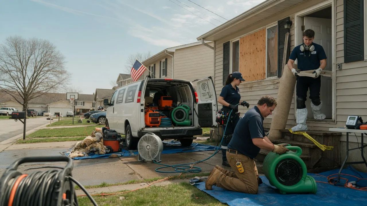 Water Damage Restoration in Benson, IL near me